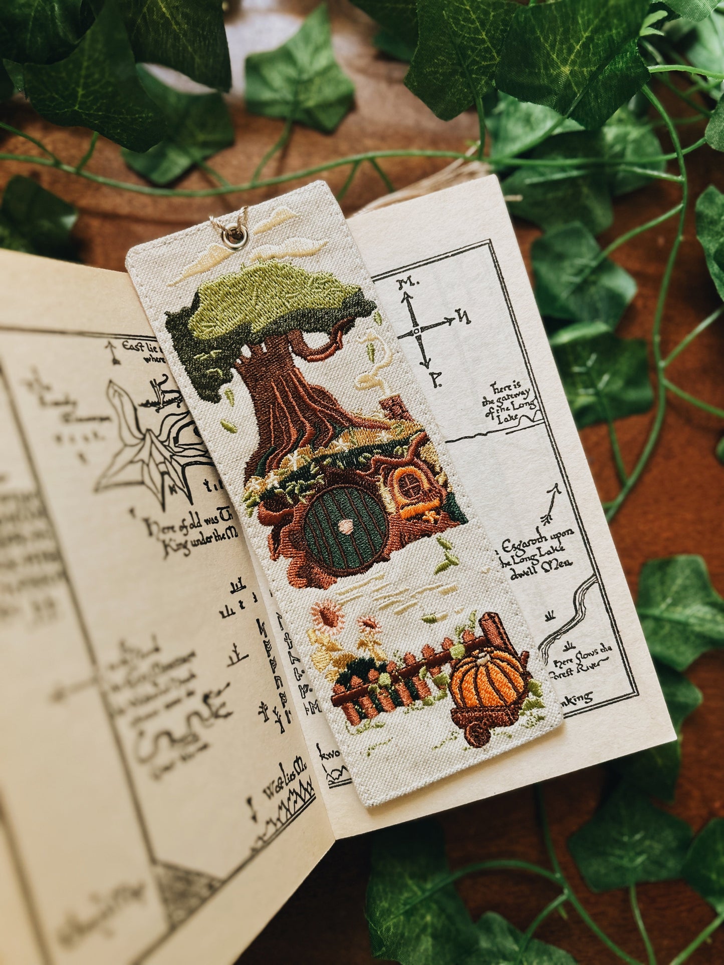 A Halfling's Life Embroidered Bookmark Fablewood Goods