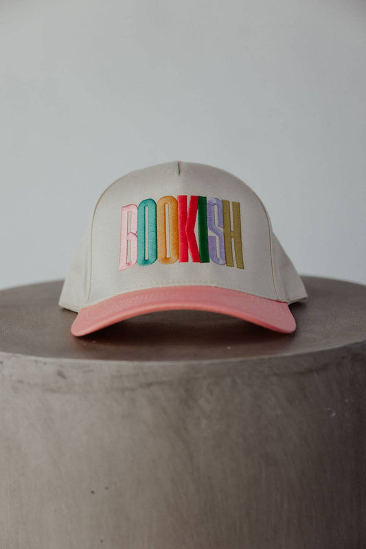 Bookish Rainbow Vintage Embroidered Trucker Hat Smitten Booktique