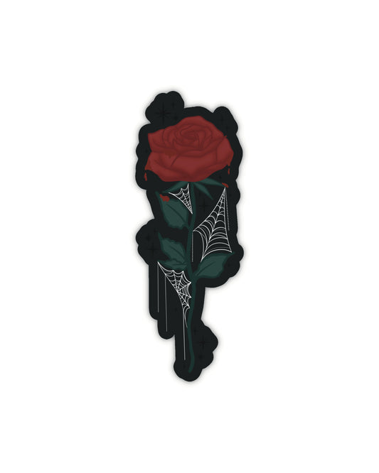 Bookmark - Bloody Rose Halloween Die-Cut Smitten Booktique