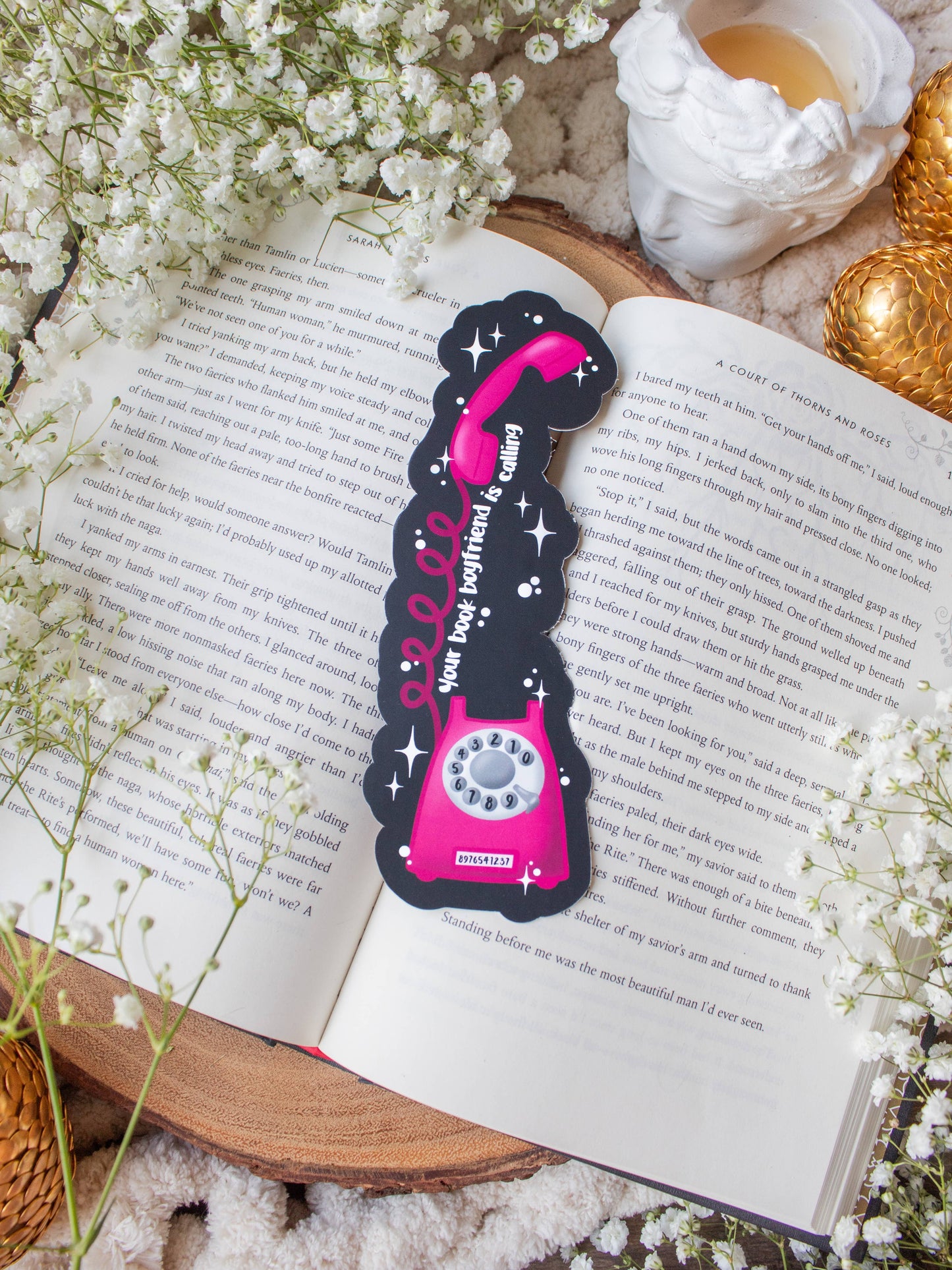 Bookmark - Book Boyfriend Calling Smitten Booktique