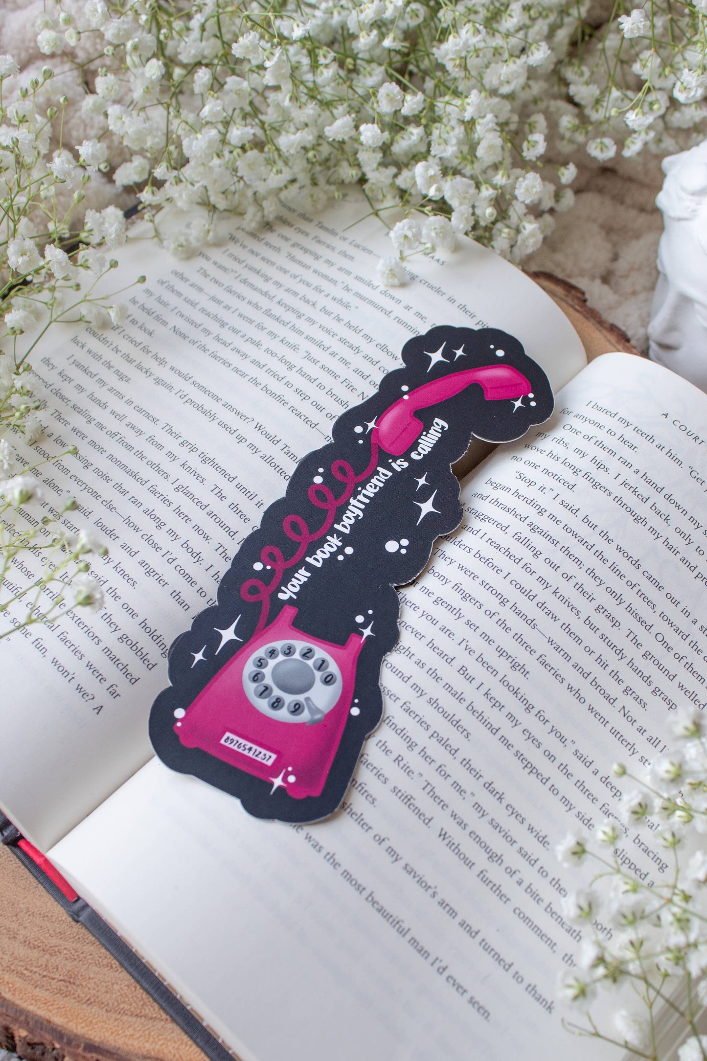 Bookmark - Book Boyfriend Calling Smitten Booktique