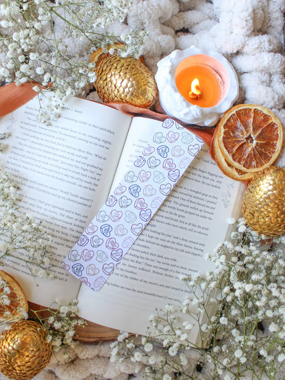 Bookmark - Book Trope Hearts Smitten Booktique