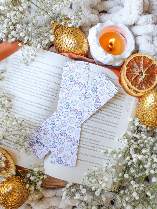 Bookmark - Book Trope Hearts Smitten Booktique