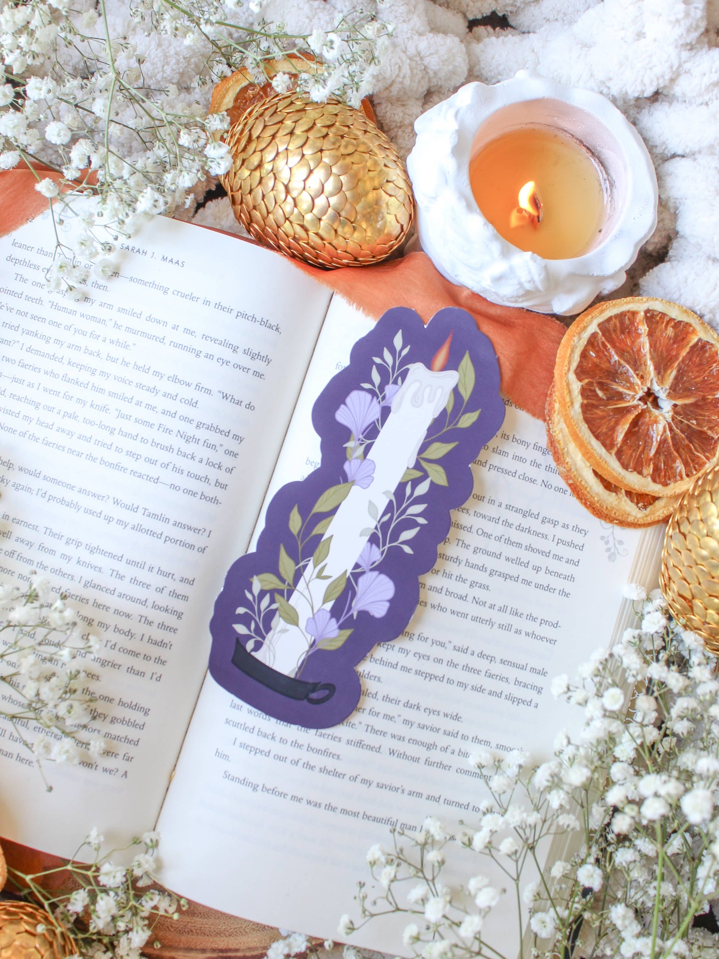 Bookmark - Candlestick Regency Era Smitten Booktique