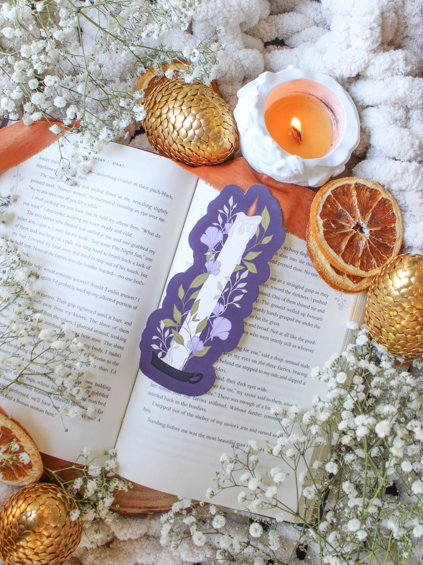 Bookmark - Candlestick Regency Era Smitten Booktique