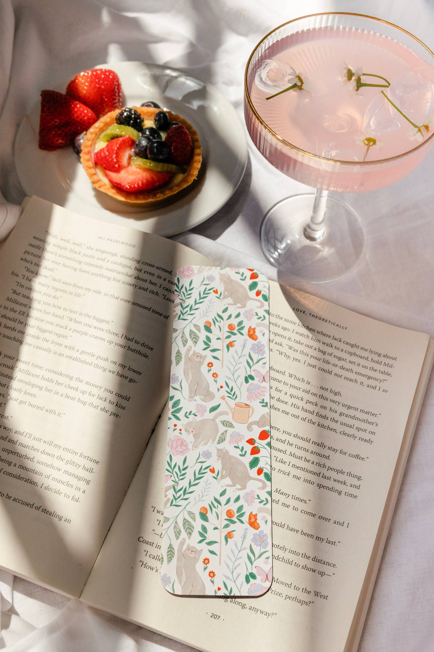 Bookmark - Cats in the Garden Smitten Booktique