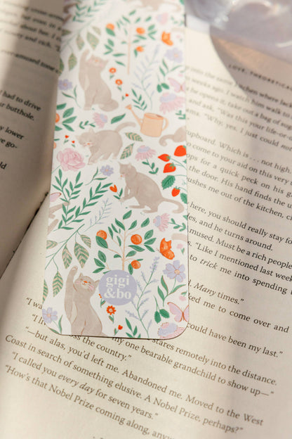 Bookmark - Cats in the Garden Smitten Booktique