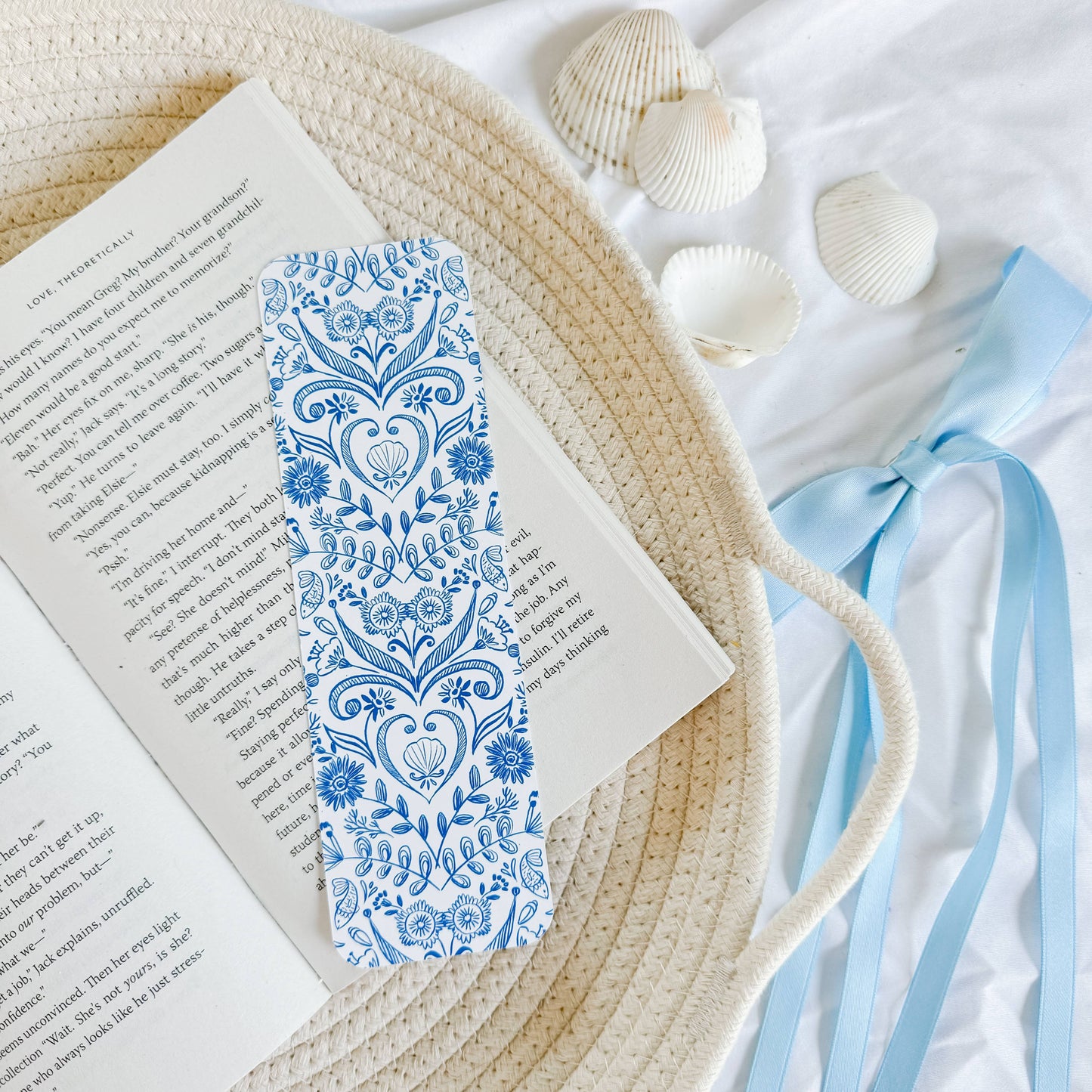 Bookmark - Coastal Auntie Smitten Booktique