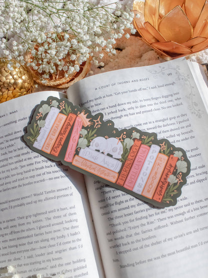 Bookmark - Cozy Fantasy Bookshelf Smitten Booktique