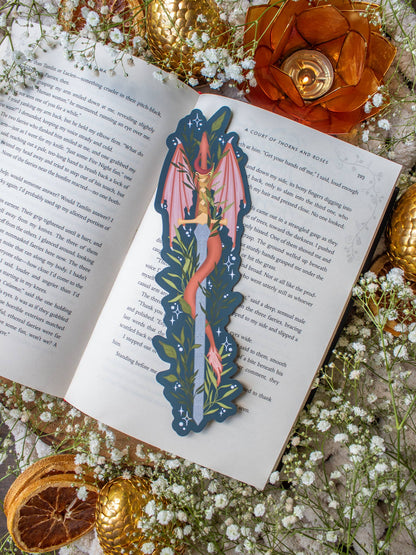 Bookmark - Dragon Sword Fantasy Smitten Booktique