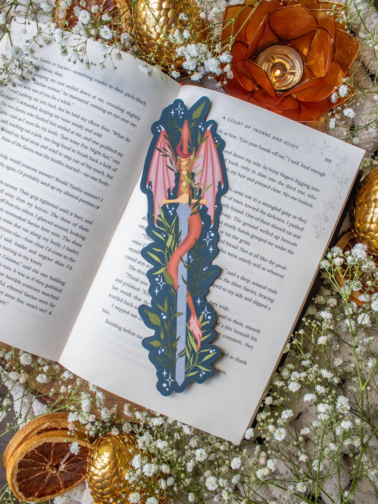 Bookmark - Dragon Sword Fantasy Smitten Booktique