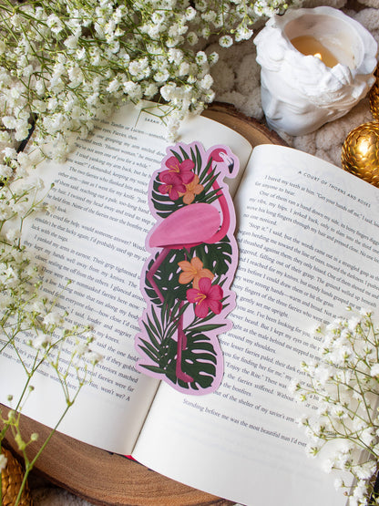 Bookmark - Fabulous Flamingo Smitten Booktique