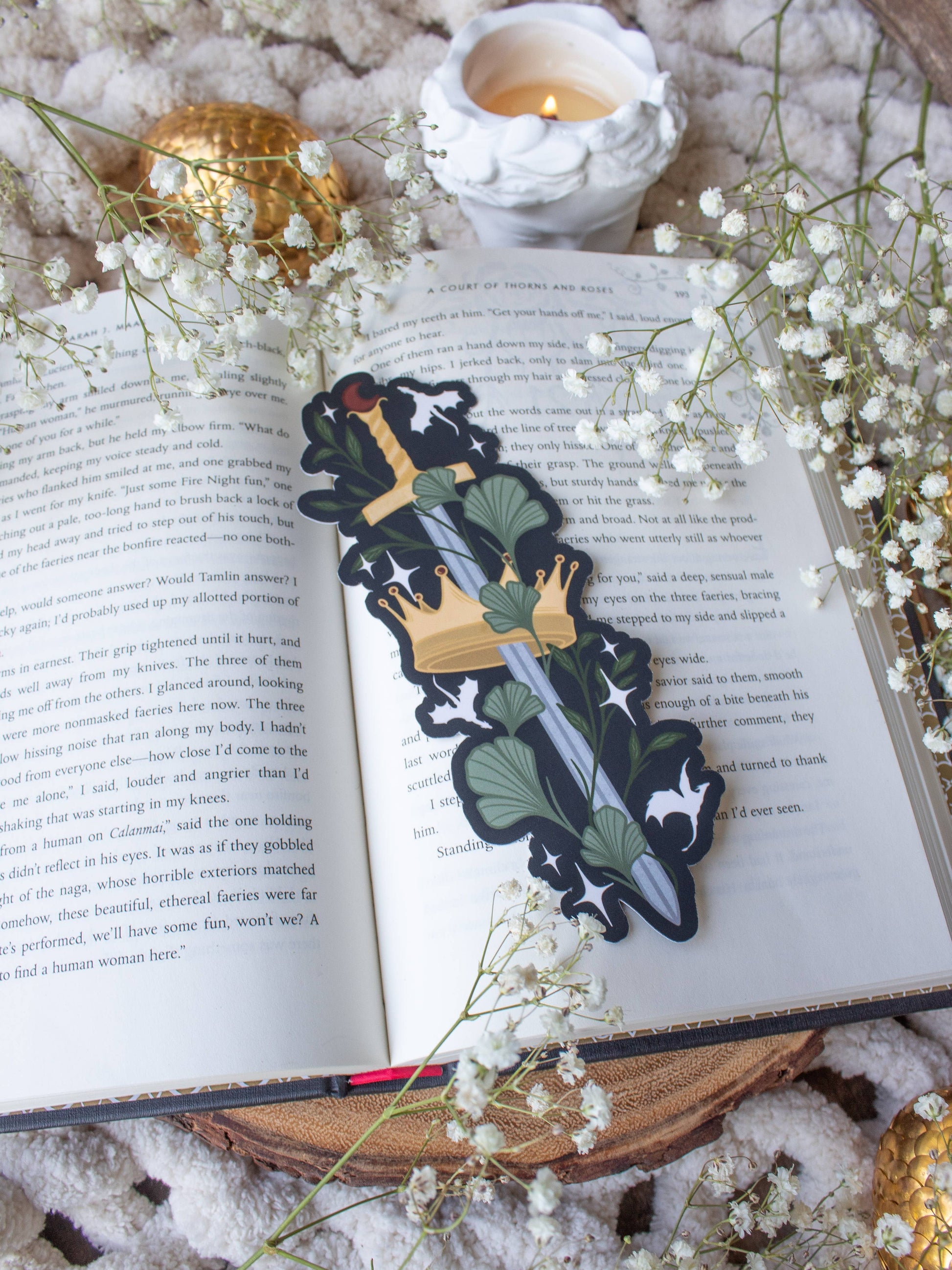Bookmark - Fantasy Sword Smitten Booktique