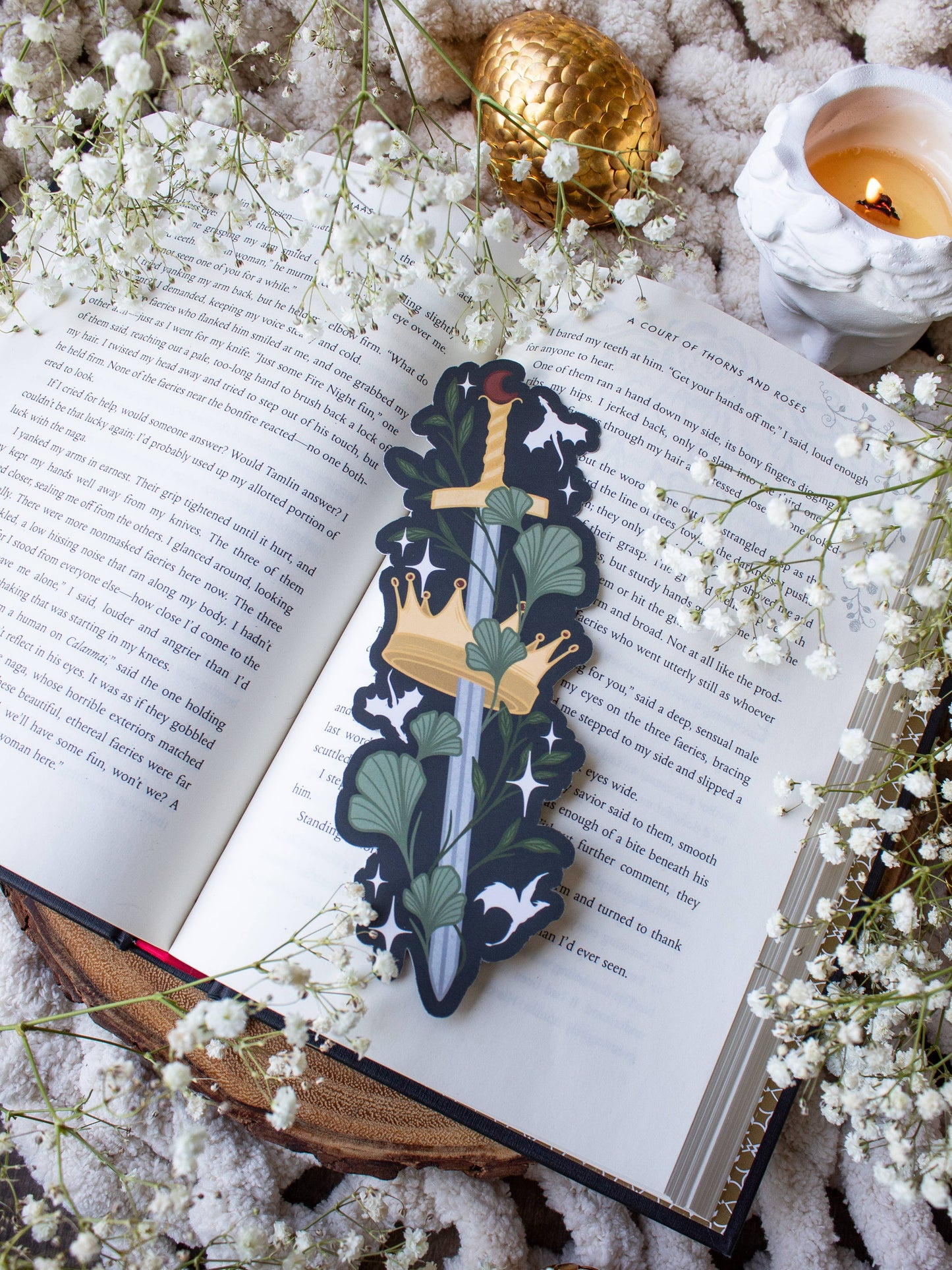 Bookmark - Fantasy Sword Smitten Booktique