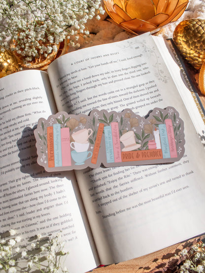 Bookmark - Jane Austen Bookshelf Smitten Booktique
