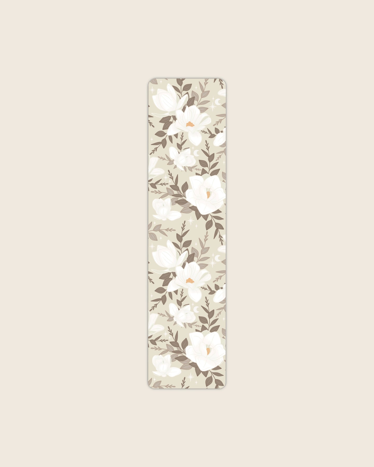 Bookmark - Neutral Magnolias Smitten Booktique