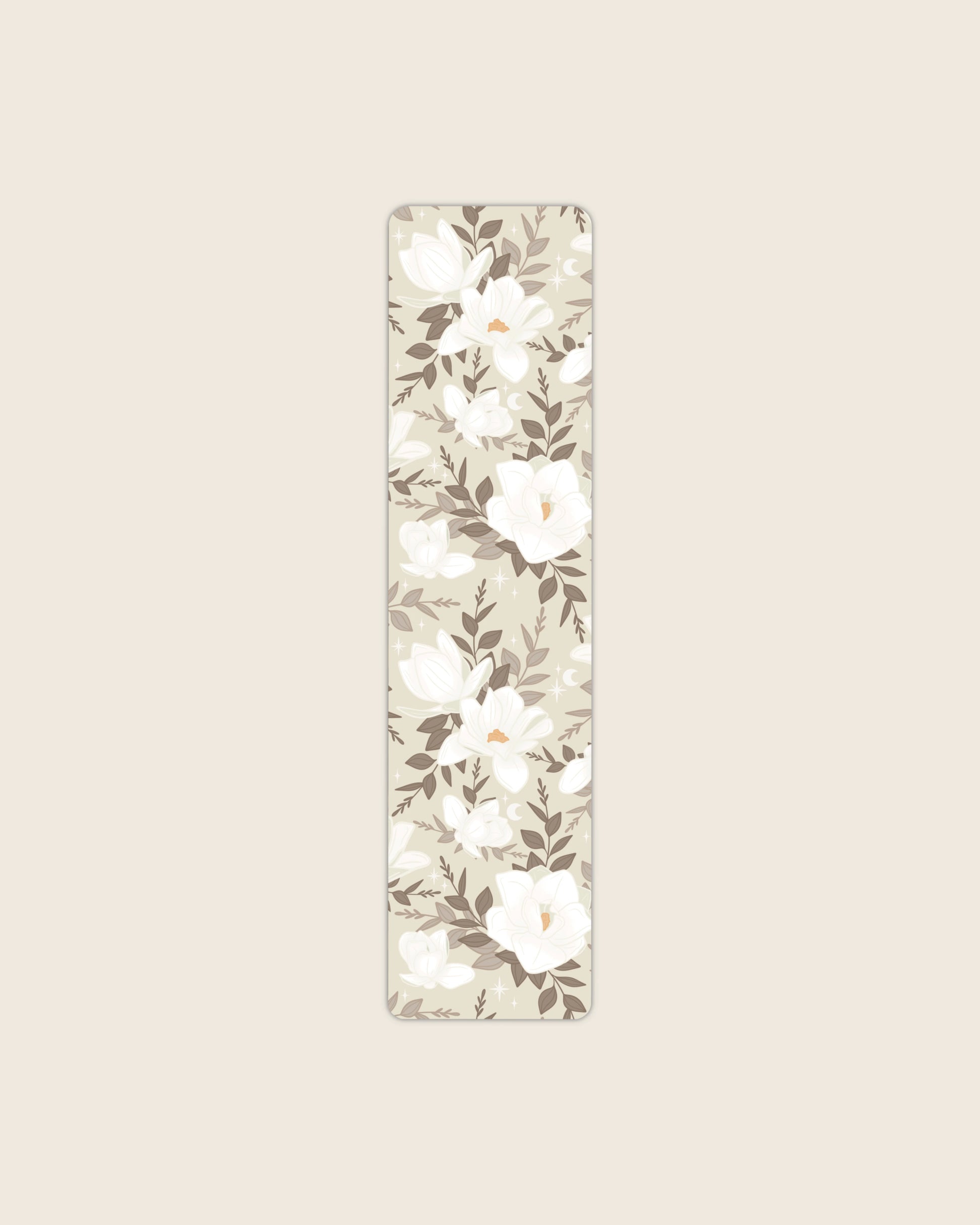 Bookmark - Neutral Magnolias Smitten Booktique