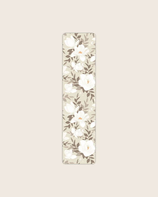 Bookmark - Neutral Magnolias Smitten Booktique