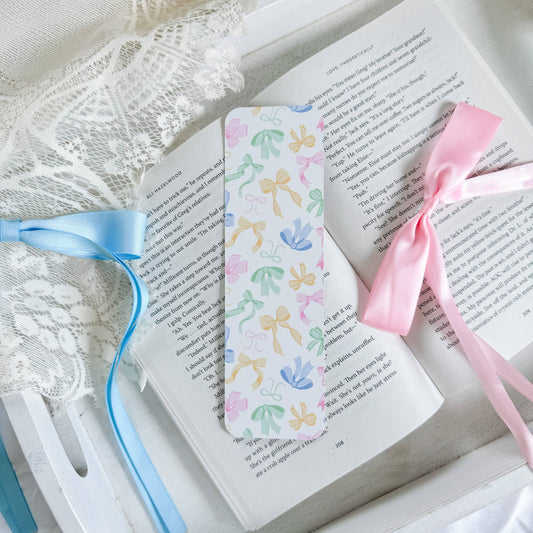 Bookmark - Pastel Bows Smitten Booktique