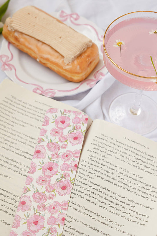 Bookmark - Pink Blossom Smitten Booktique