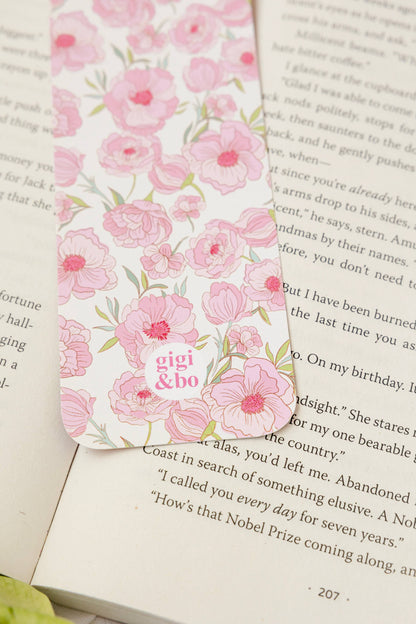 Bookmark - Pink Blossom Smitten Booktique