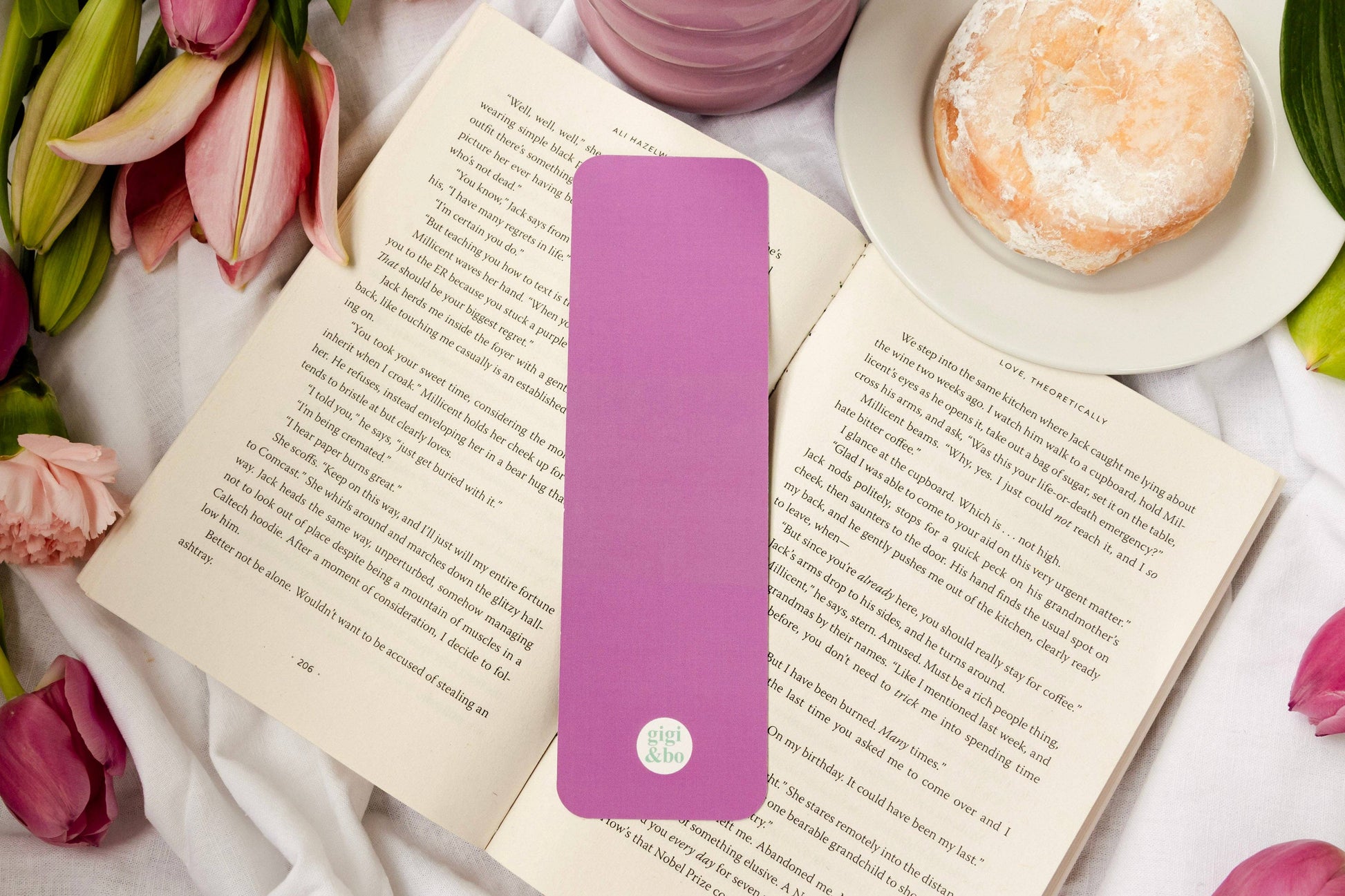 Bookmark - Purple Bloom Smitten Booktique