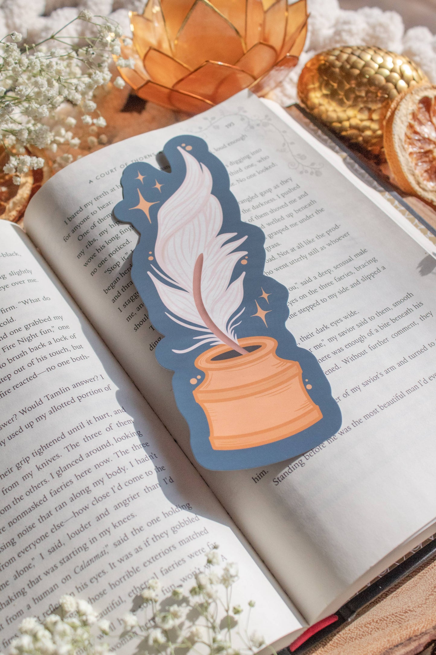 Bookmark - Quill and Ink Bookmark Smitten Booktique