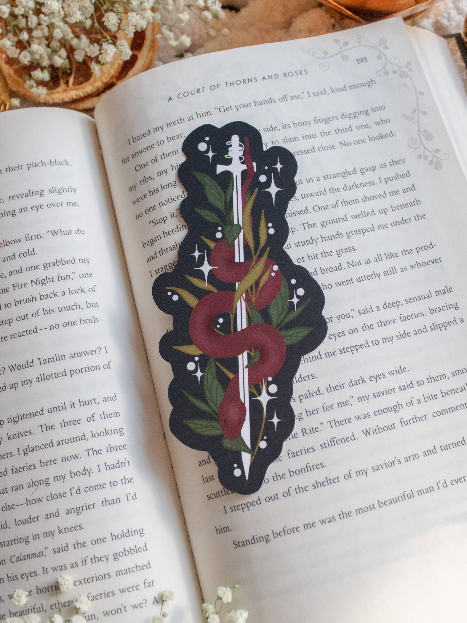 Bookmark - Serpent Dagger Smitten Booktique