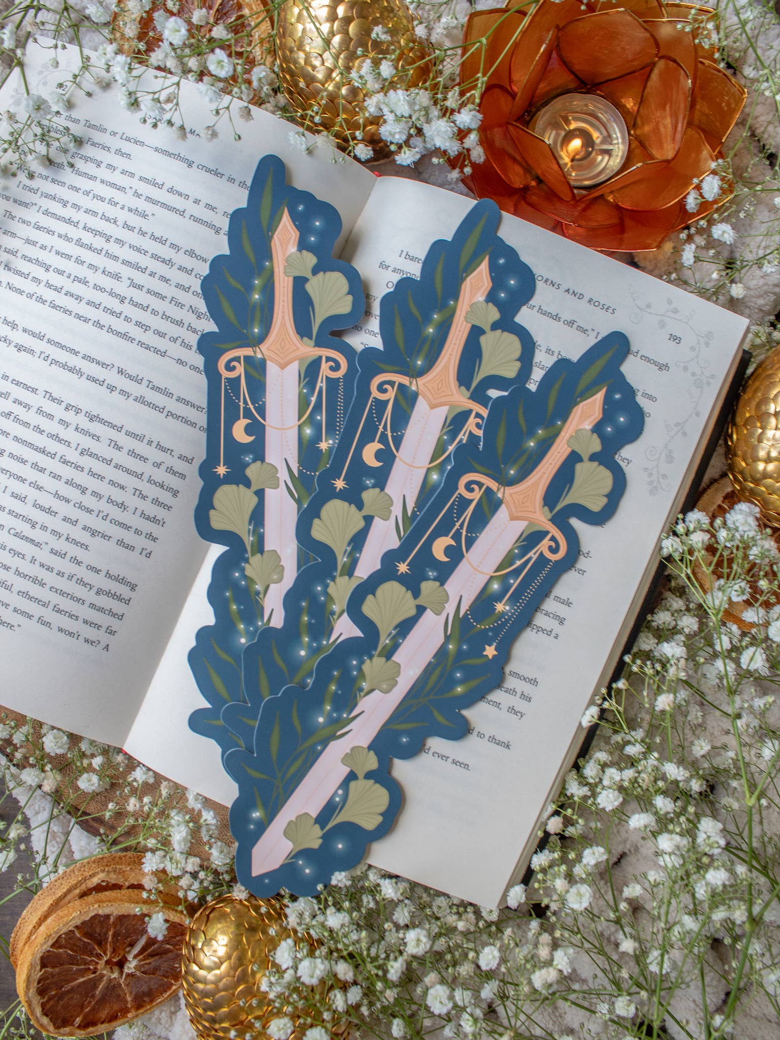 Bookmark - Star Sword Fantasy Smitten Booktique