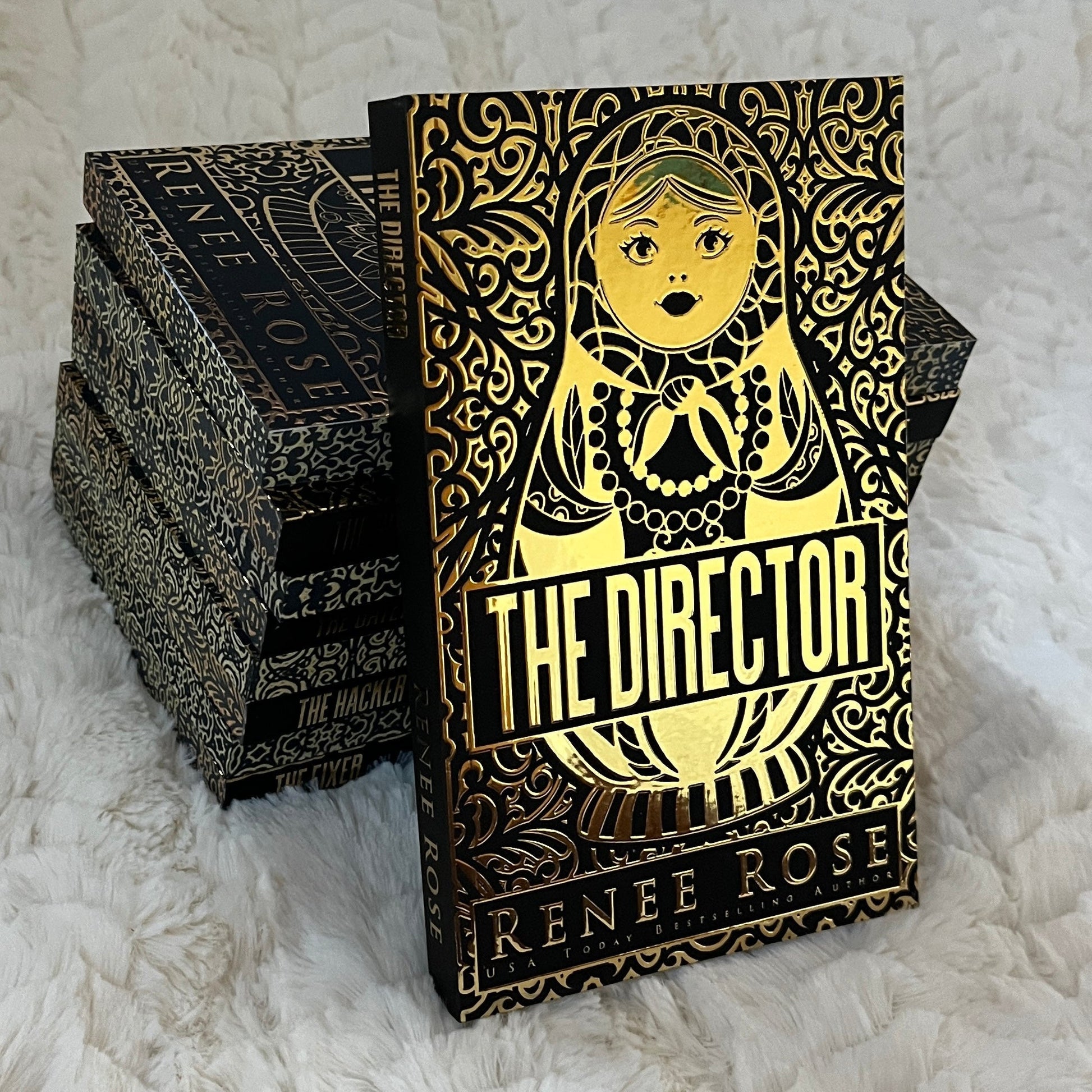 Chicago Bratva Book 1: The Director - Russian Doll Gold Foil Special Edition Paperback Renee Rose® Romance