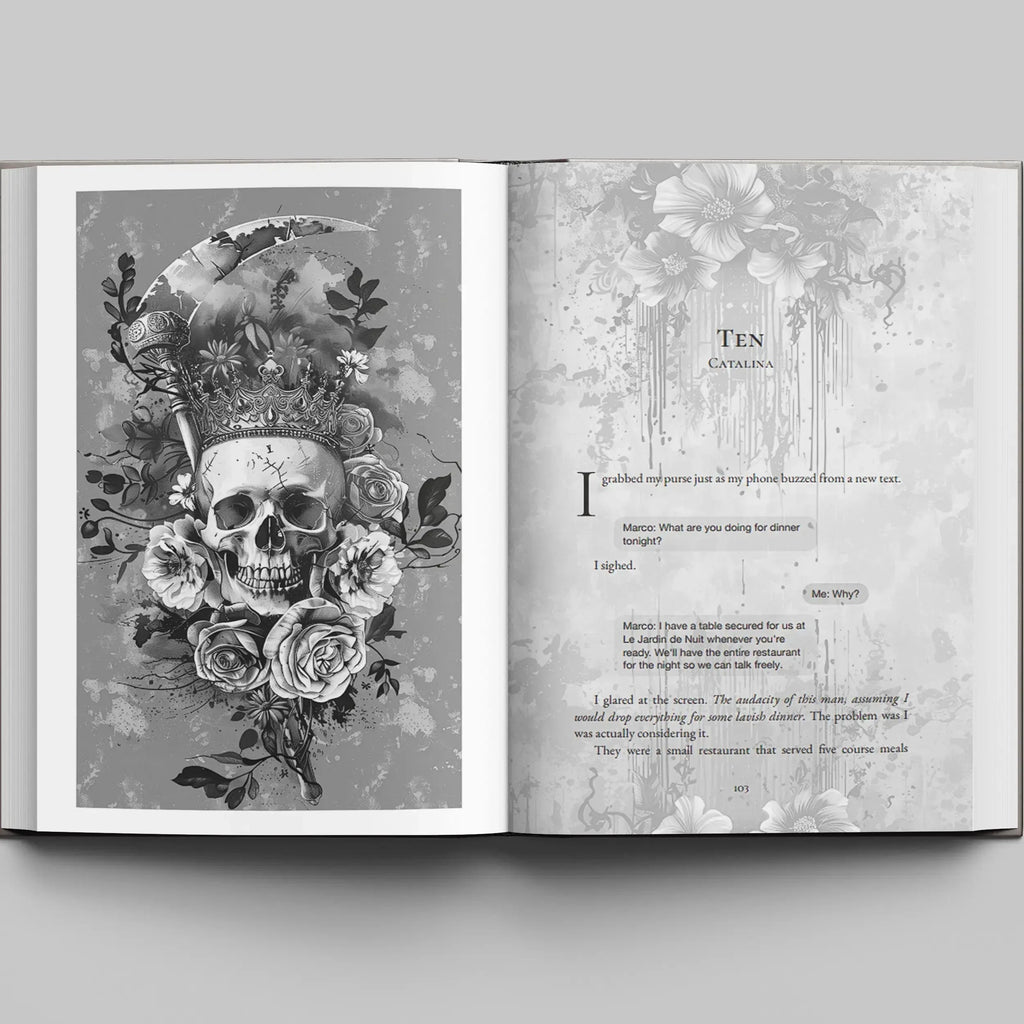 Crowned In Blood Deluxe Edition Hardcover Melissa Cummins