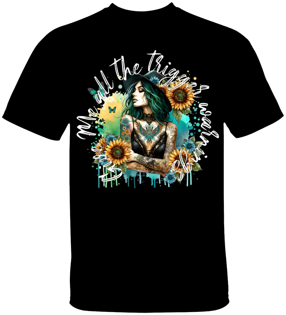 Dark Romance Trigger Warning T-Shirt Literary Fantasy