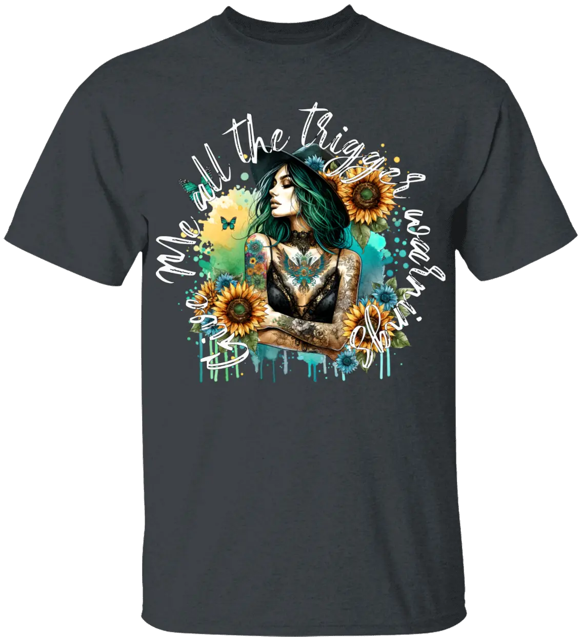 Dark Romance Trigger Warning T-Shirt Literary Fantasy