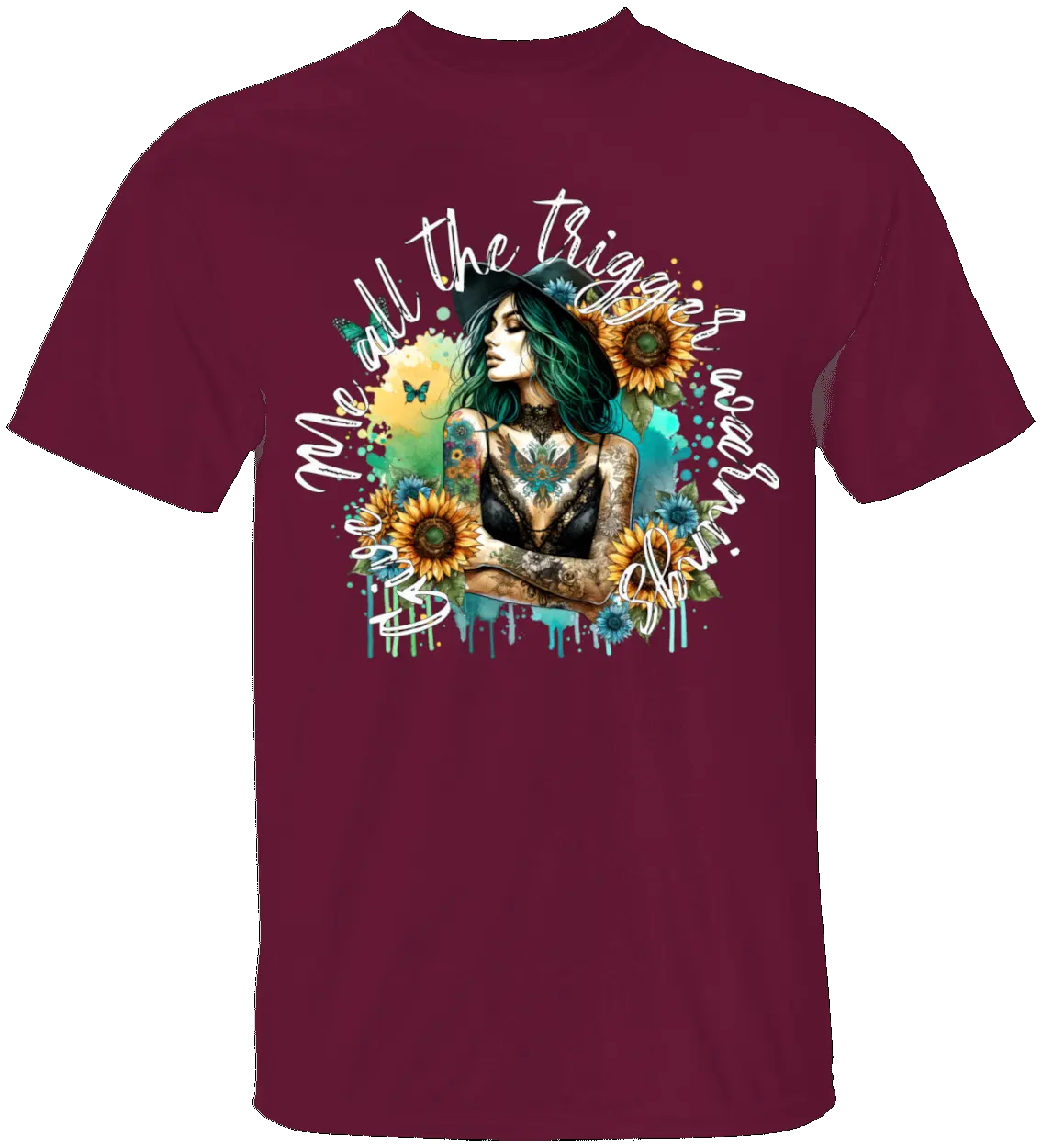 Dark Romance Trigger Warning T-Shirt Literary Fantasy