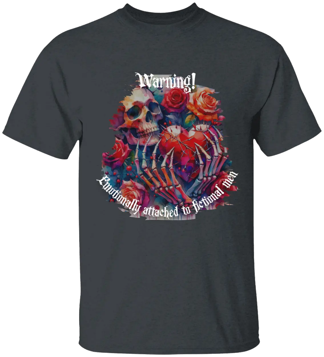 Dark Romance Warning T-Shirt Literary Fantasy