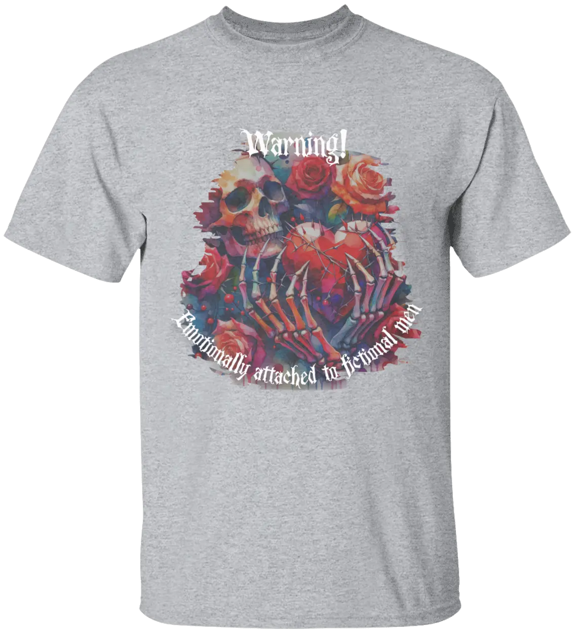 Dark Romance Warning T-Shirt Literary Fantasy