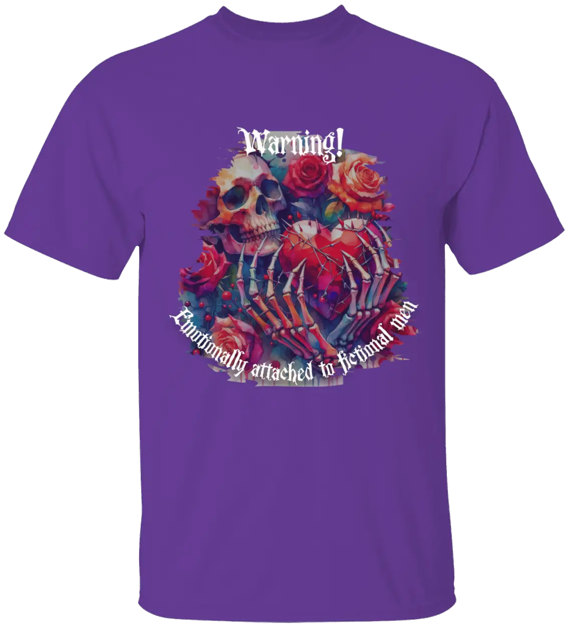 Dark Romance Warning T-Shirt Literary Fantasy