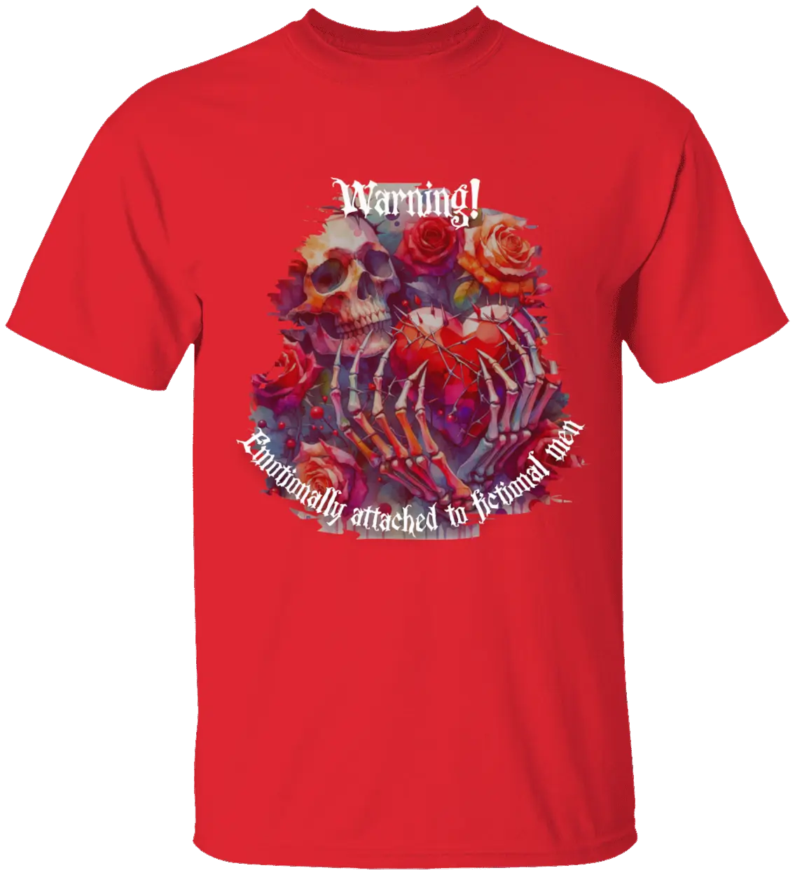 Dark Romance Warning T-Shirt Literary Fantasy