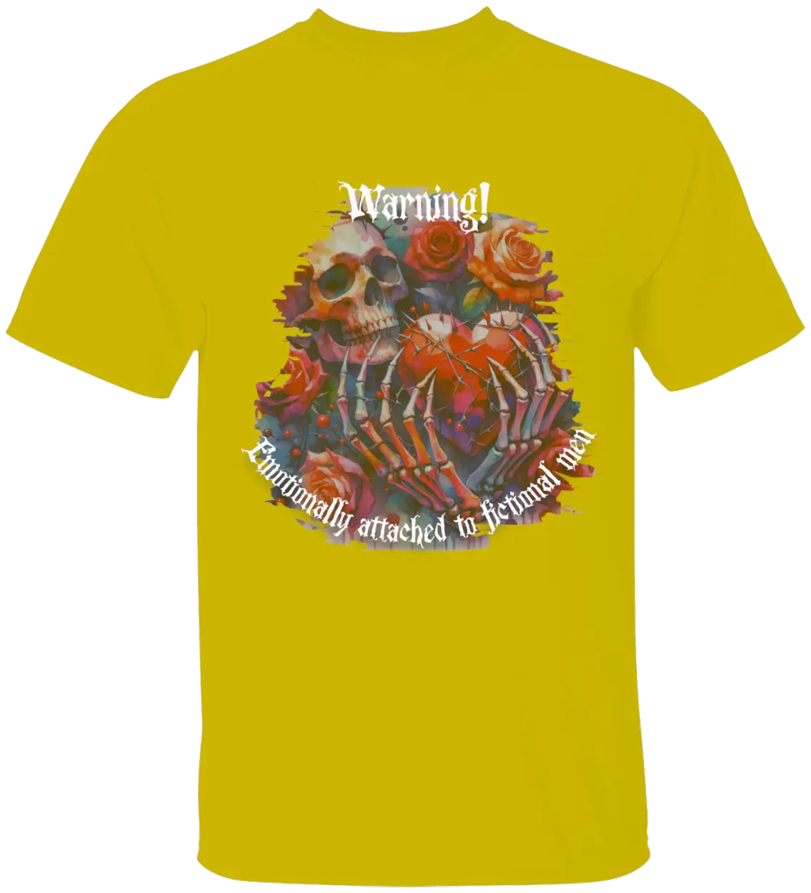 Dark Romance Warning T-Shirt Literary Fantasy