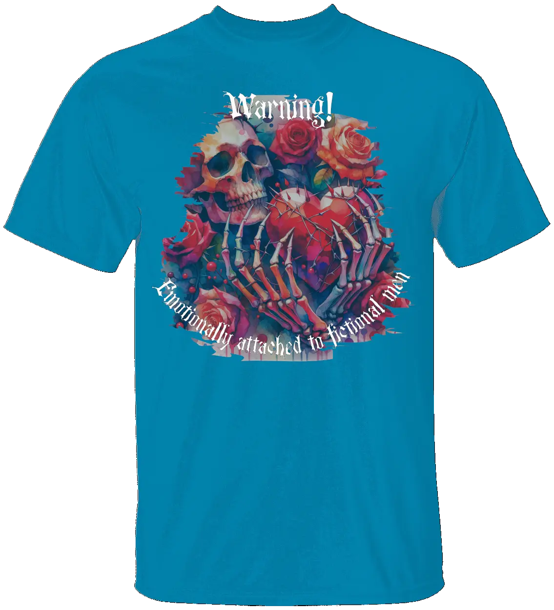 Dark Romance Warning T-Shirt Literary Fantasy