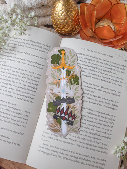 Emarion Crown Sword Die-Cut Bookmark | Everflame Smitten Booktique