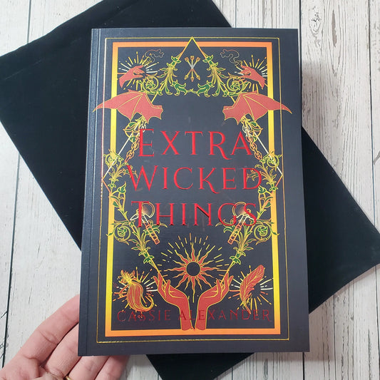 Extra Wicked Things Deluxe Version w/All Black Pages & 30 Illustrations Cassie Alexander
