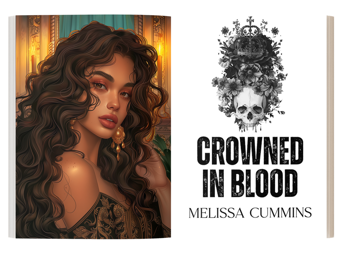 Crowned In Blood Hardcover Only - Dark Mafia Romance Special Edition Melissa Cummins