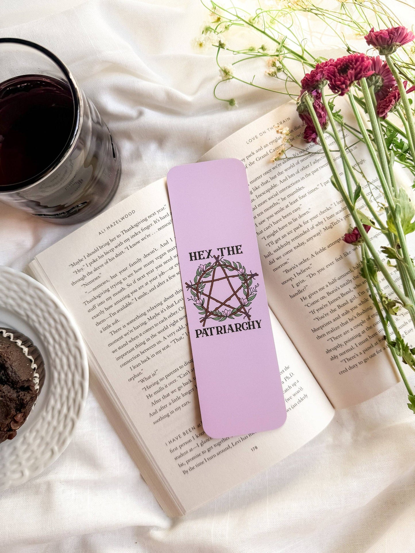 Hex the Patriarchy Bookmark Smitten Booktique
