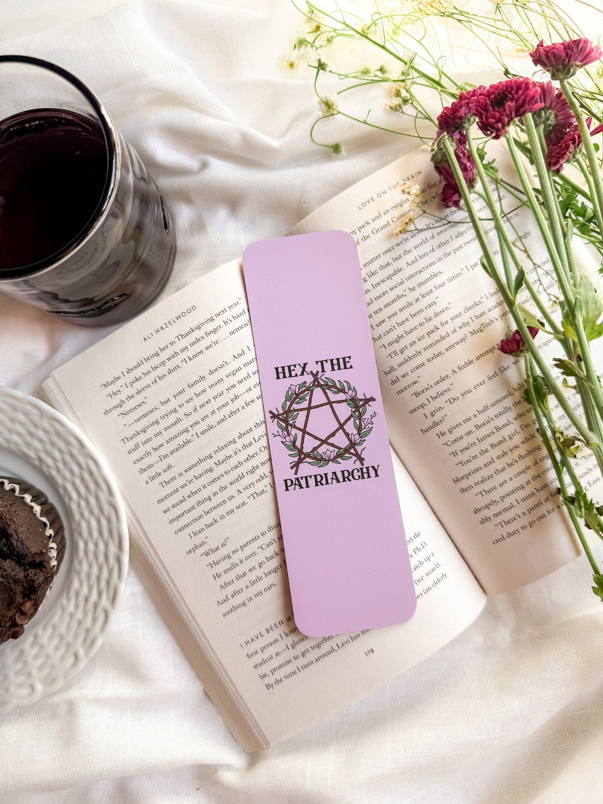 Hex the Patriarchy Bookmark Smitten Booktique