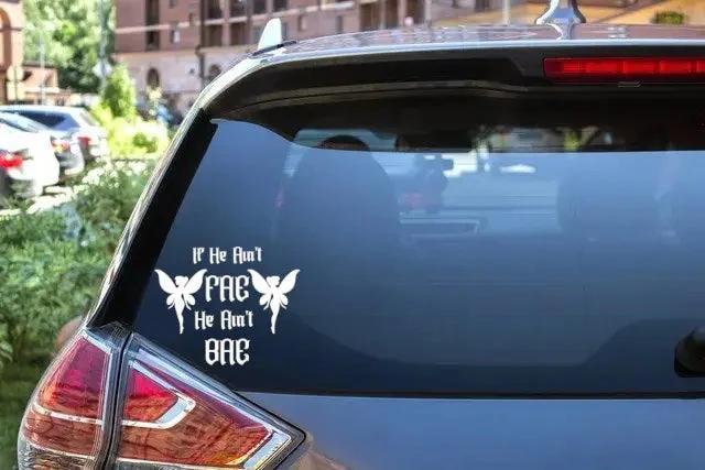 If He Ain't Fae He Ain't Bae Sticker Literary Fantasy