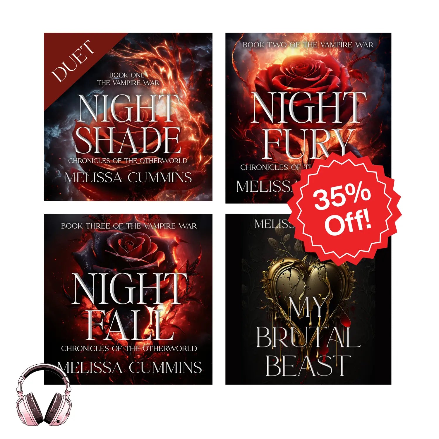 Immortal Book Boyfriends Audiobook Bundle Melissa Cummins