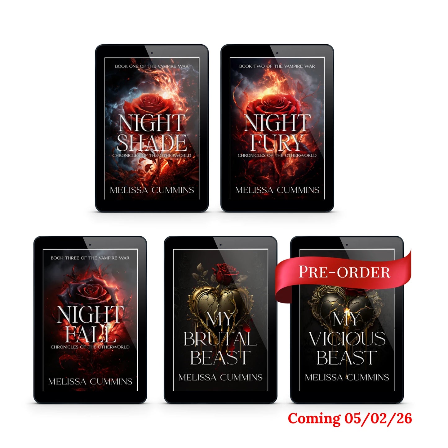 Immortal Book Boyfriends Ebook Bundle - Dark Paranormal Romance Melissa Cummins