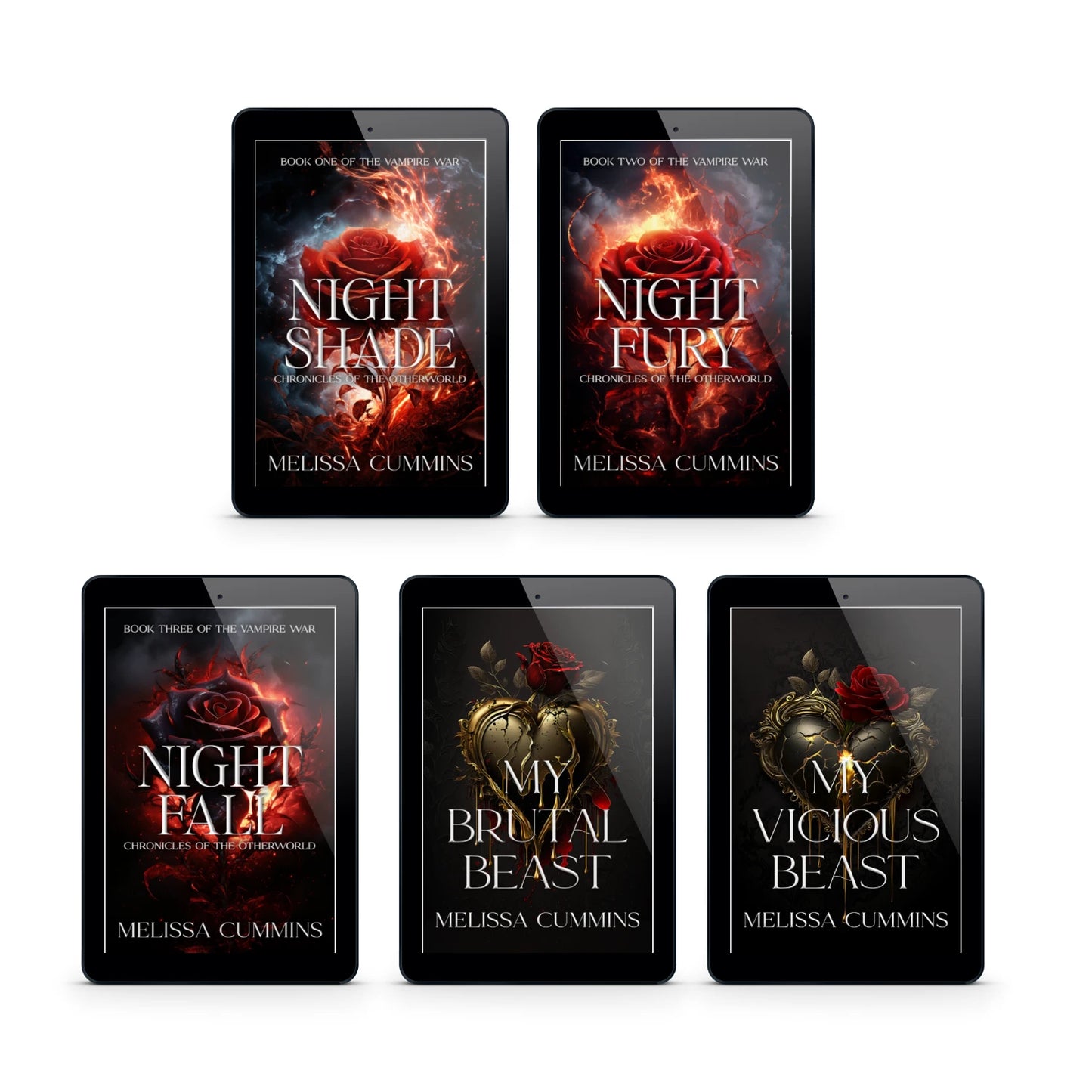 Immortal Book Boyfriends Ebook Bundle - Dark Paranormal Romance Melissa Cummins