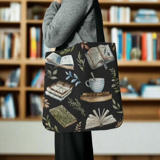 Literary Spell Woven Tapestry Tote – For Book Lovers & Dreamers Offbeat Opulence